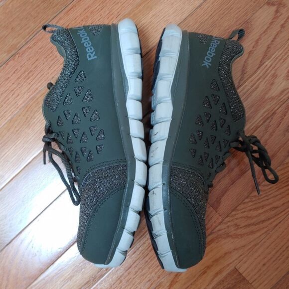 Reebok Work Sublite RB051 Womens Size 9M Olive Green W/ Composite Toe Sneaker - Picture 6 of 12